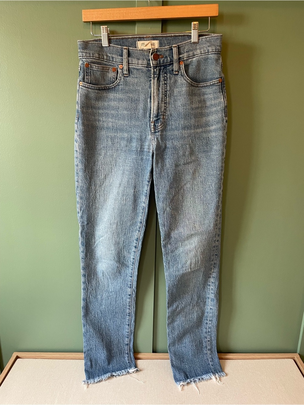 Women’s madewell light blue  Straight Leg Jeans